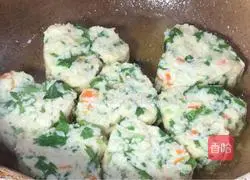 Illustration of how to make egg and bean dregs cake 7