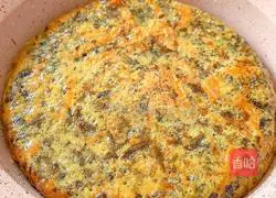 Carrot, Seaweed, Egg Crisp Illustration of how to make cakes 8