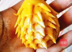 Pumpkin Hedgehog Steamed Buns Recipe Illustration 7