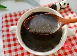 Illustration of how to make black sesame paste 7