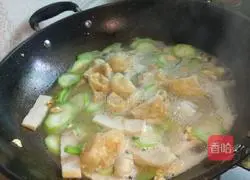 Illustration of how to make Jiaonizuocai Tofu Soup 5