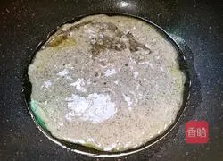 Illustration of how to make peanut and sesame pancakes 8