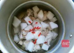 White radish pork ribs soup recipe 5