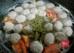 Lotus root meatballs and water shield soup recipe 13