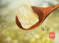 Illustration of how to make sweet corn and pear syrup 5