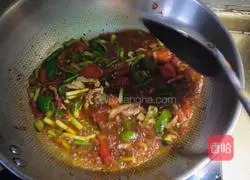 Illustration of how to make fried pork noodles 7