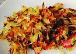 Illustration of how to make olive shredded pancakes 11