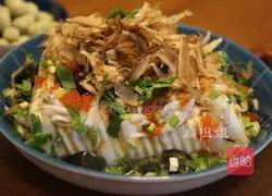 Illustration of how to make whitebait preserved egg tofu 5