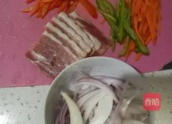 Illustration of how to make bacon pasta 2