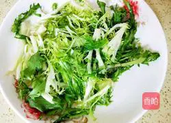 Illustration of how to make bitter chrysanthemum mixed with kohlrabi (fat-reduced vegetables) 4