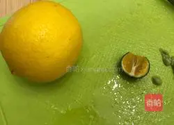 Kumquat Illustration of how to make lemon paste/Cuanbei lemon paste 1