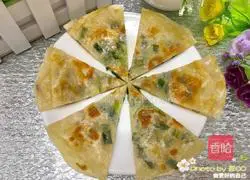 Illustration of how to make scallion pancakes 7