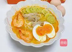 Illustration of how to make sour soup noodles 10