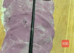 Illustration of how to make purple sweet potato and rose steamed buns 17