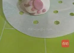 Illustration of how to make cat claw cup shaped steamed buns 9