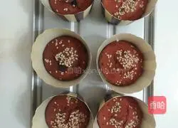 Pitaya Raisin Walnut Muffin Cake Recipe Illustration 9