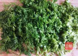 Illustration of how to make fennel and pork dumplings 3