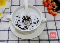 Illustration of how to make red bean and sago 13