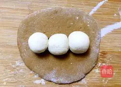 Illustration of how to make steamed buns with peas 6