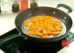 Illustration of how to make Korean pumpkin porridge 2