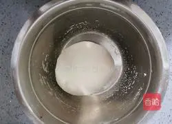 Illustration of how to make mushroom and green vegetable buns 2