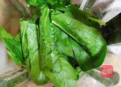 Spinach chicken cake (soy milk, water and egg version) recipe 2