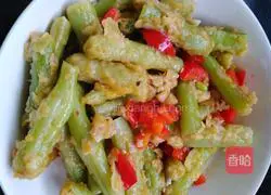 Illustration of how to make crab roe and beans 5