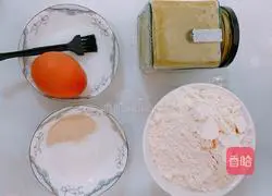 Illustration of how to make Matcha Rose Buns 1