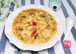 Illustration of how to make seasonal vegetable and shrimp soup 20