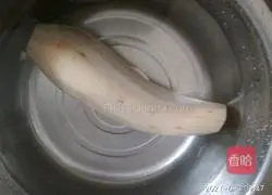 Illustration of how to make fried lotus root box 2