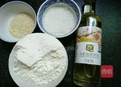 White sesame flour cake recipe 1