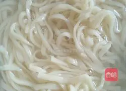 Illustration of how to make vegetable noodles 1