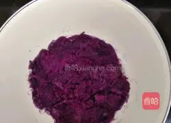 Brown sugar honey sesame purple sweet potato cake recipe 2