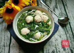 Illustration of how to make vegetable meatball soup 8