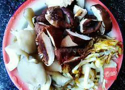 Mushroom and meat slices soup recipe 3