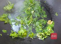 Illustration of how to make shepherd's purse tofu soup 6