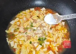 Tomato, tofu and egg soup recipe 14