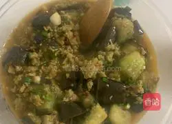 Illustration of how to make minced pork and eggplant 10