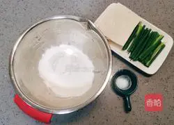 Tofu Illustration of how to make a roll 1