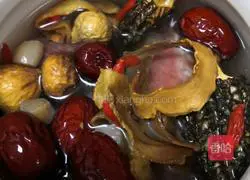 Morels Illustration of how to make pork ribs and scallop soup 3