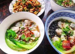 Illustration of how to make Shanghai shepherd's purse and fresh meat wontons 7