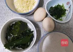 Sea of ​​nepotism Illustration of how to make rice and egg soup (quick soup made in five minutes) 1