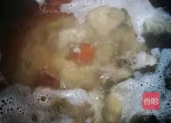 Illustration of how to make yam and barley spine soup 8