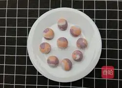 Illustration of how to make colorful glutinous rice balls 6