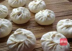 Illustration of how to make meat buns with mushroom sauce 14