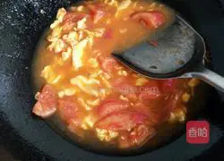 Illustration of how to make braised noodles with tomatoes and eggs 8