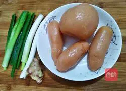 Sour Illustration of how to make radish and duck soup 2