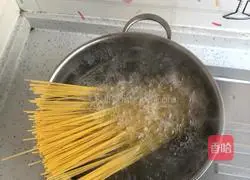 Italian shrimp Illustration of how to make noodles 1