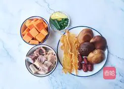 Illustration of how to make fish maw chicken in golden soup 1