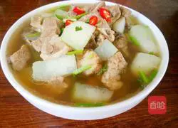 Big Bone Winter Melon Soup Recipe Illustration 5